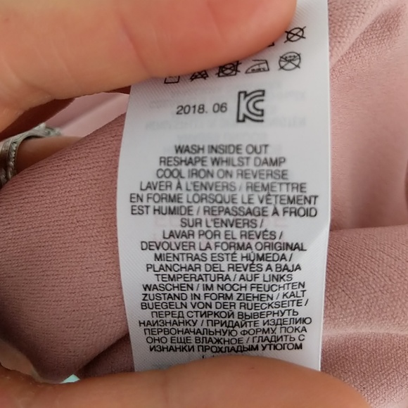 Lipsy London blush cocktail lace sleeves sz US 0 - Picture 4 of 4